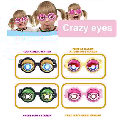 Crazy Eyes Children Party Funny Prank Glasses Creative Novelty Glasses Toys