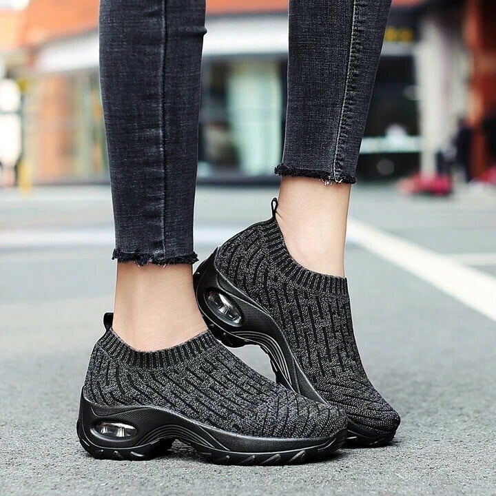 women's breathable air cushion leisure shock sneakers