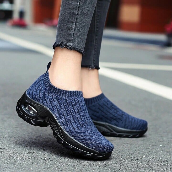 women's breathable air cushion leisure shock sneakers