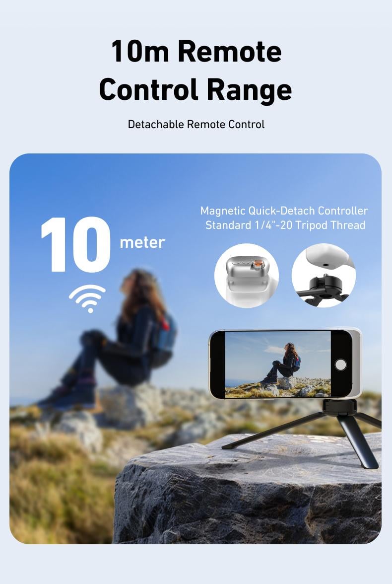 【TikTokShopBlackFriday】TELESIN Magnetic Phone Camera Grip with Wireless Shutter – DSLR-Style Handle for iPhone & Android, 1/4" Screw, Ergonomic Design, Perfect for Vlogging, Selfies, and Steady Shots, Compatible with iPhone 17 【TikTokShopBlackFriday】TELESIN Magnetic Phone Camera Grip with Wireless Shutter – DSLR-Style Handle for iPhone & Android, 1/4" Screw, Ergonomic Design, Perfect for Vlogging, Selfies, and Steady Shots, Compatible with iPhone 17