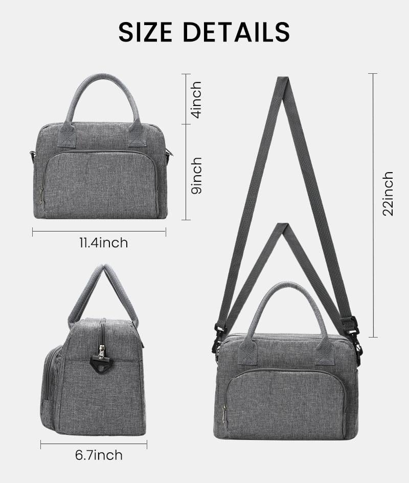 Product Introduction of Lunch Bag for Women Men Large Insulated Reusable Lunch Box Girls  Water Resistant Portable Cooler Tote Bag for Work Picnic 2