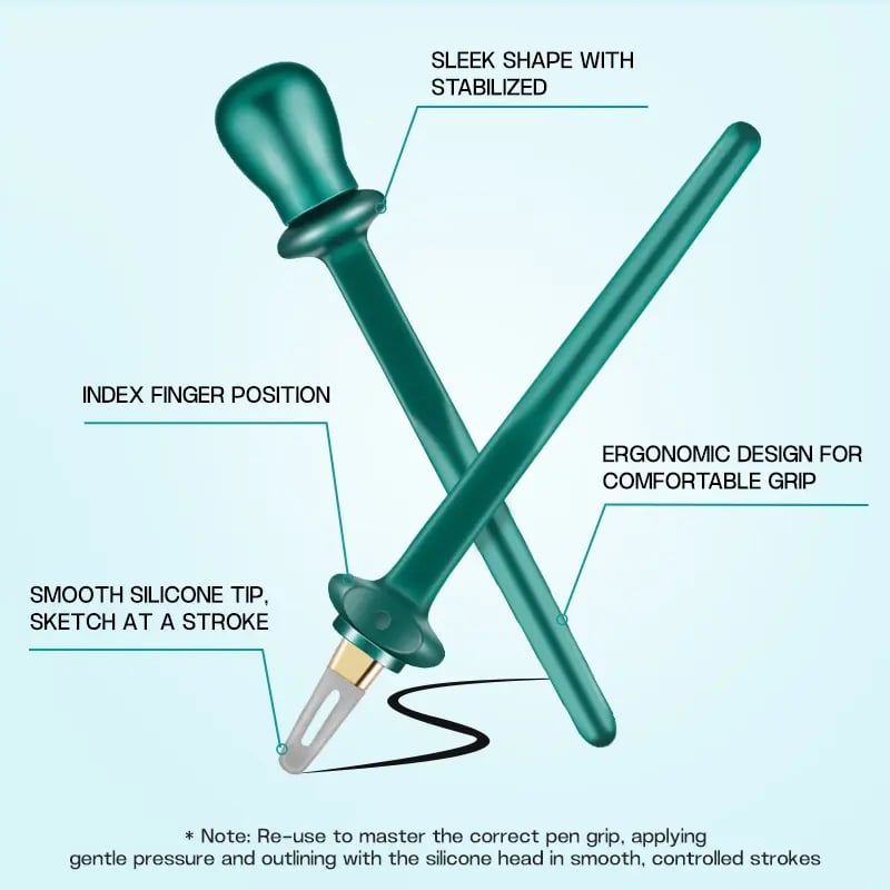 Product Introduction of Eyeliner Applicator Kit, Eyeliner Guide With Eyeliner Cream Reusable Silicone Eye Liner Tool Waterproof Eyeliner Easy No-Skip Eyeliner 1