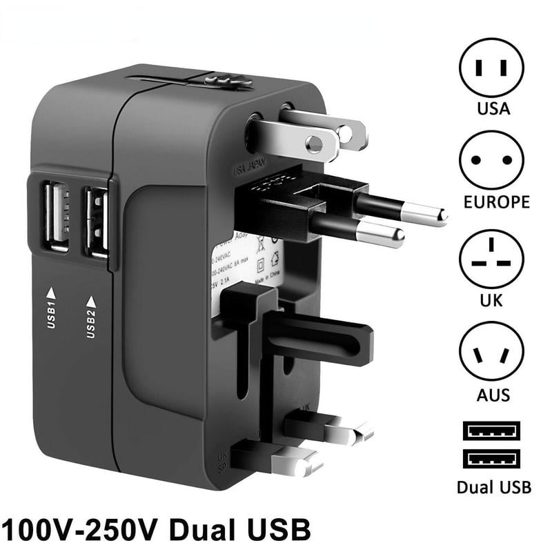 Product Introduction of Universal Travel Plug Adapter, 2 USB Ports World Travel AC Power Adapter, Non-Fusion AC Power Adapter, Tech Gadgets 11 Product Introduction of Universal Travel Plug Adapter, 2 USB Ports World Travel AC Power Adapter, Non-Fusion AC Power Adapter, Tech Gadgets 11