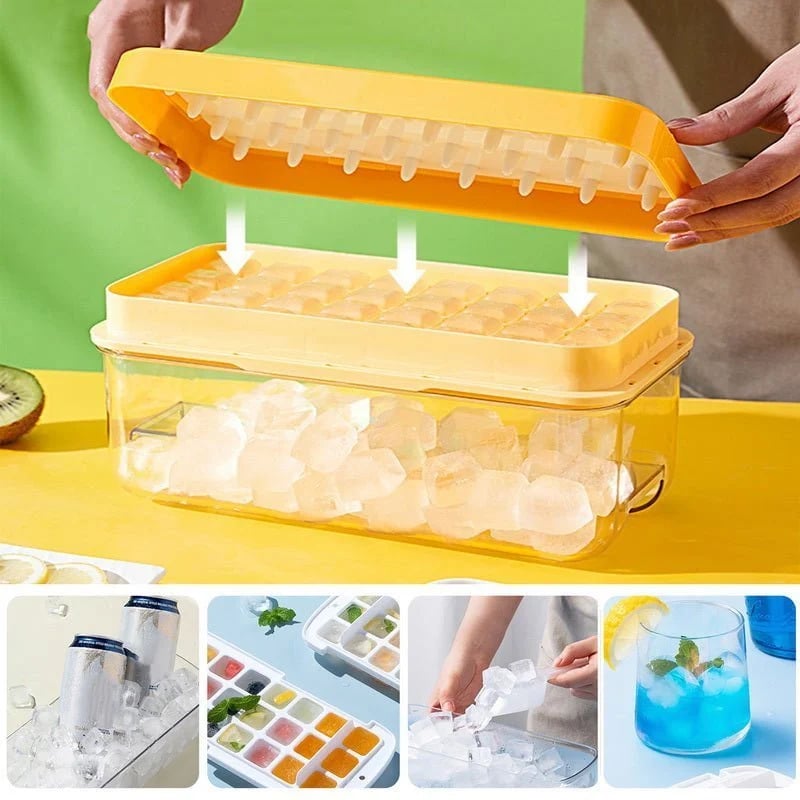 🔥Summer Sale🔥Press type Ice Cube Maker