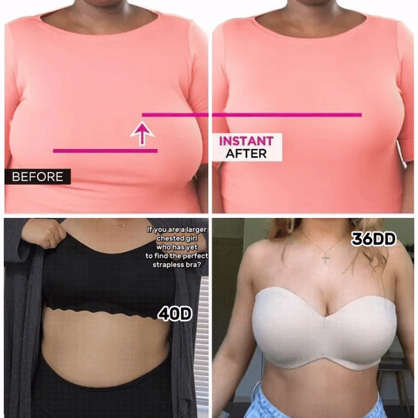 Maurrenn™ Hide Back Fat Full Support Non-Slip Convertible Bandeau Bra?BUY 2 Save $10?