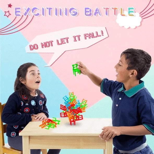 Balanced Chair Stack Game Indetaill