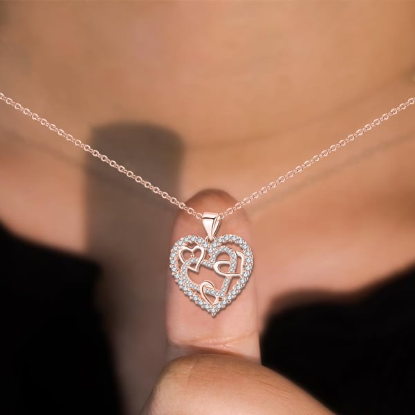 Interlocking Hearts Necklace