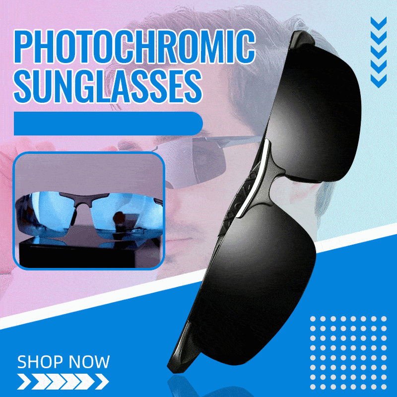 Photochromic Sunglasses with Antiglare Polarized Lens