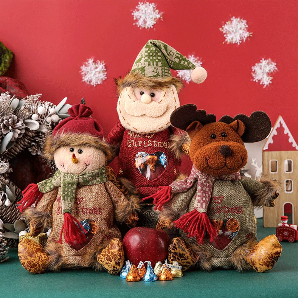 🎉 Letzter Tag: 49 % Rabatt🎄Weihnachtsgeschenktüten mit Reißverschluss-Design