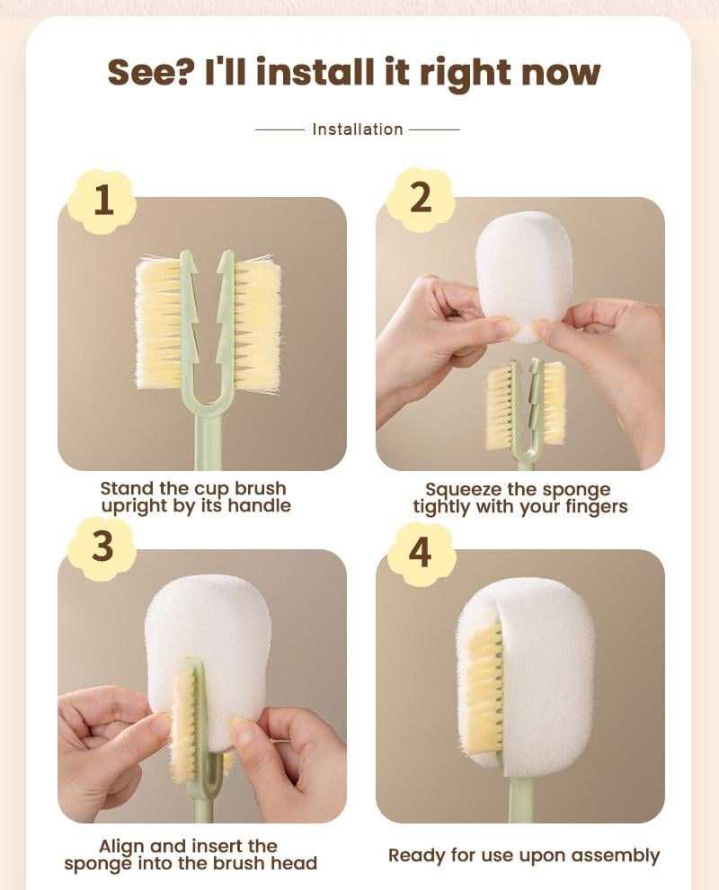 5-in-1 Bottle Cleaning Brush (Multifunctional) – For Cup Lid Cleaning & Home Kitchen Tasks 5-in-1 Bottle Cleaning Brush (Multifunctional) – For Cup Lid Cleaning & Home Kitchen Tasks