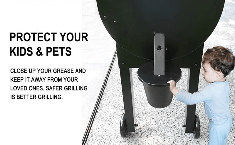 🔥LAST DAY SALE 49% OFF✨Grease Bucket with Lid & Silicone Liner