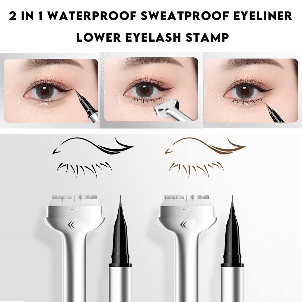 2-in-1 Eyeliner & Eyelash Stamp - Tampilan Samping