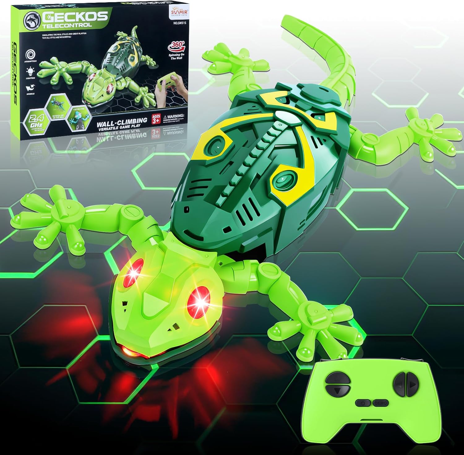 ⚡2025 HOT SALE✨ Gecko Wall Racer, Remote Controlled Gecko on the Wall Toy