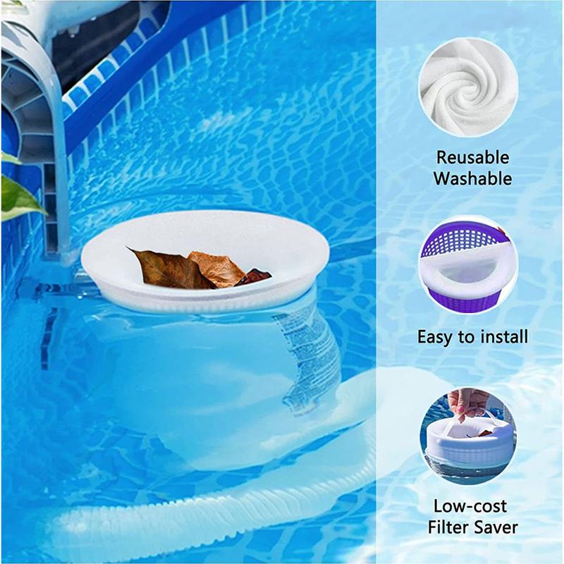 Product Introduction of Leaf Skimmer - Springcleaning 50/20 Pack Pool Filters for Baskets and Skimmers Cleans Debris and Leaves for In-Ground and Above Ground Pools, Easter 2