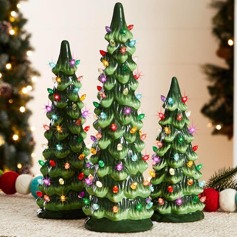LETZTER TAG – 49 % RABATT (⏰Niedrigster Preis aller Zeiten!!!) 🎁Retro handbemalte Tisch-Weihnachtsbäume🎄