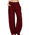 💖Last Day Promotion 49% OFF -Women's Cotton Linen Pants Summer Wide Leg