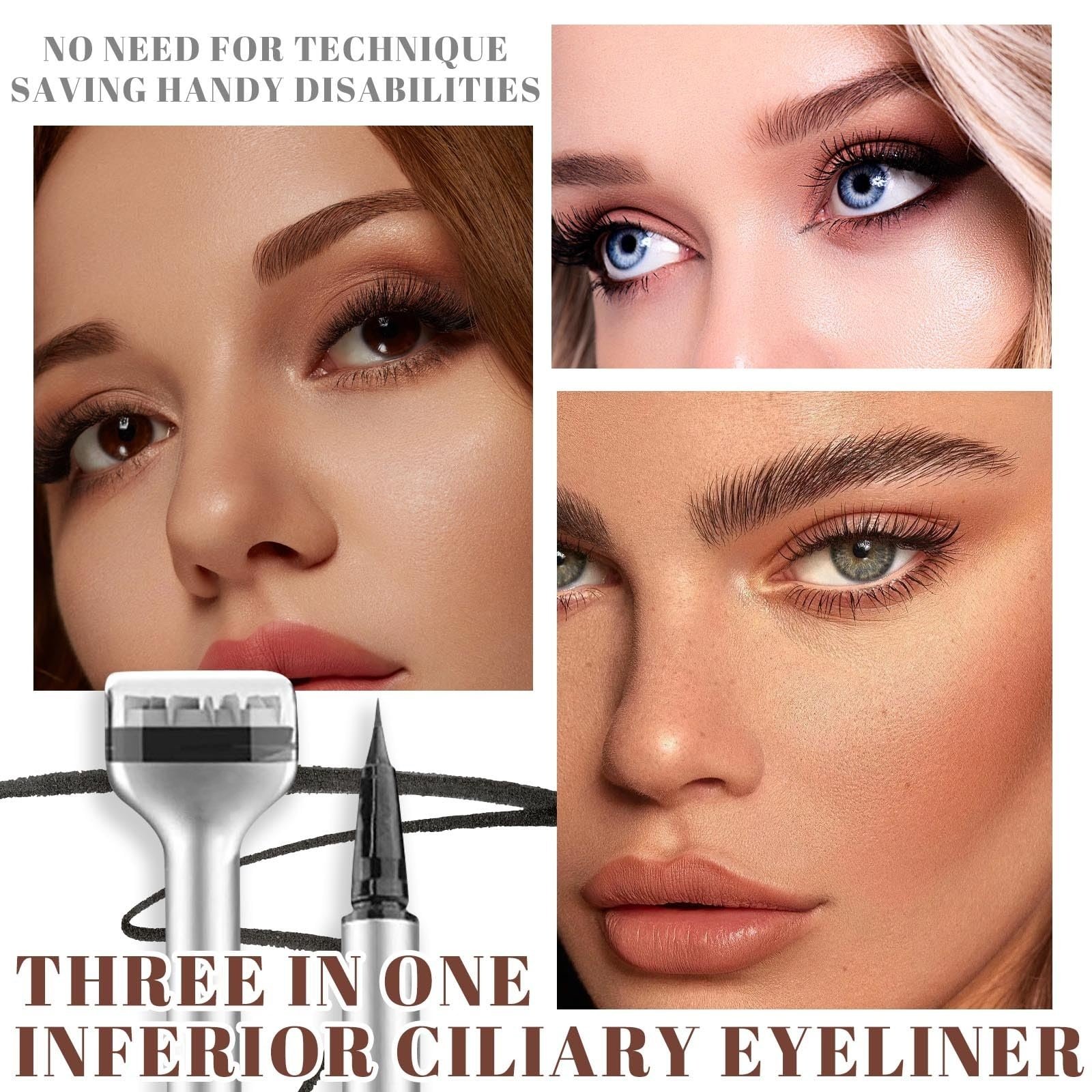 2-in-1 Eyeliner & Eyelash Stamp - Demo GIF