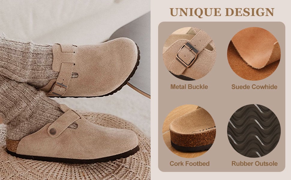 suede clogs for women