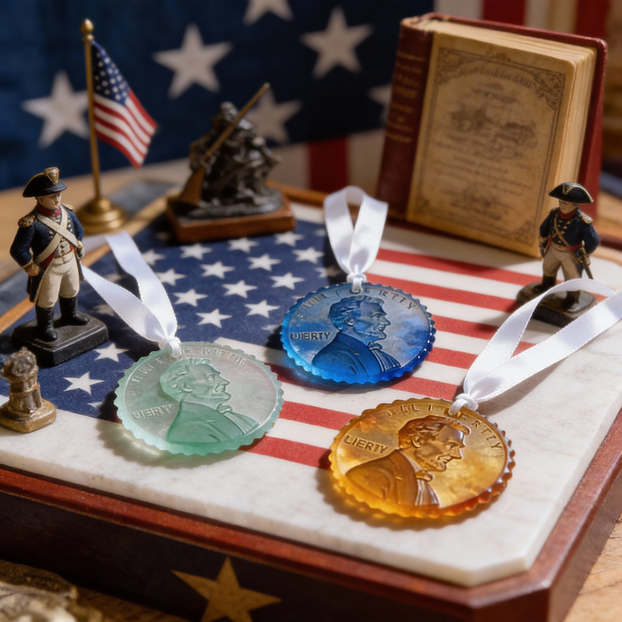 ✨Christmas Sales 50% OFF - 🌊Handmade Sea Glass One Cent Commemorative Coin