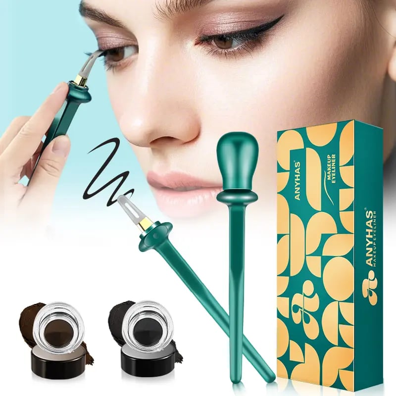 Silicone Eye Liner Tool with Eyeliner Cream