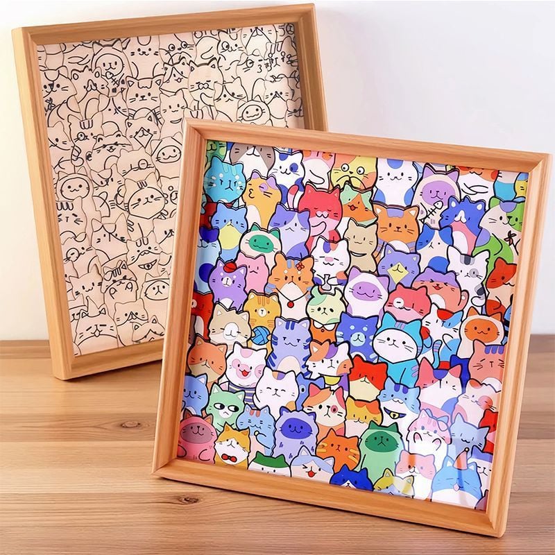 🧩Wooden Coloring Puzzle 🎨