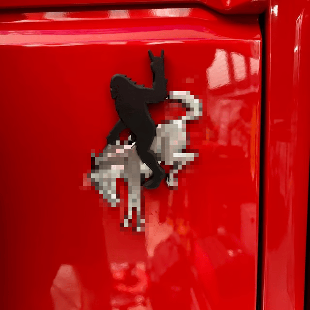 🔥Last Day: 49% Off! Add-A-Squatch Car Emblem – Handcrafted Style🚗👣✨
