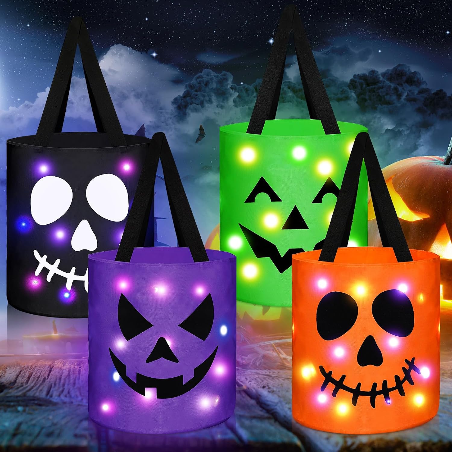 🔥Heißer Verkauf - 49% Rabatt 🎃Halloween-Süßigkeiteneimer-Set(Kaufen Sie 2, kostenloser Versand)