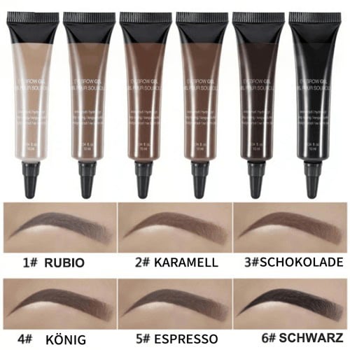 Langanhaltendes, wasserfestes und wischfestes flüssiges Augenbrauengel/Augenbrauenfarbe