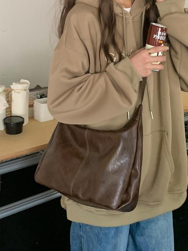 Überraschungsangebot 49% RABATT💥Damen einfarbige Schultertasche