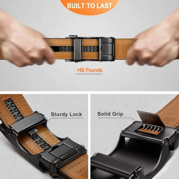 Leather Belt Structure