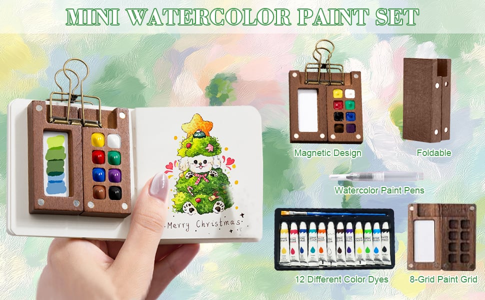迷你水彩颜料套装 迷你水彩颜料套装