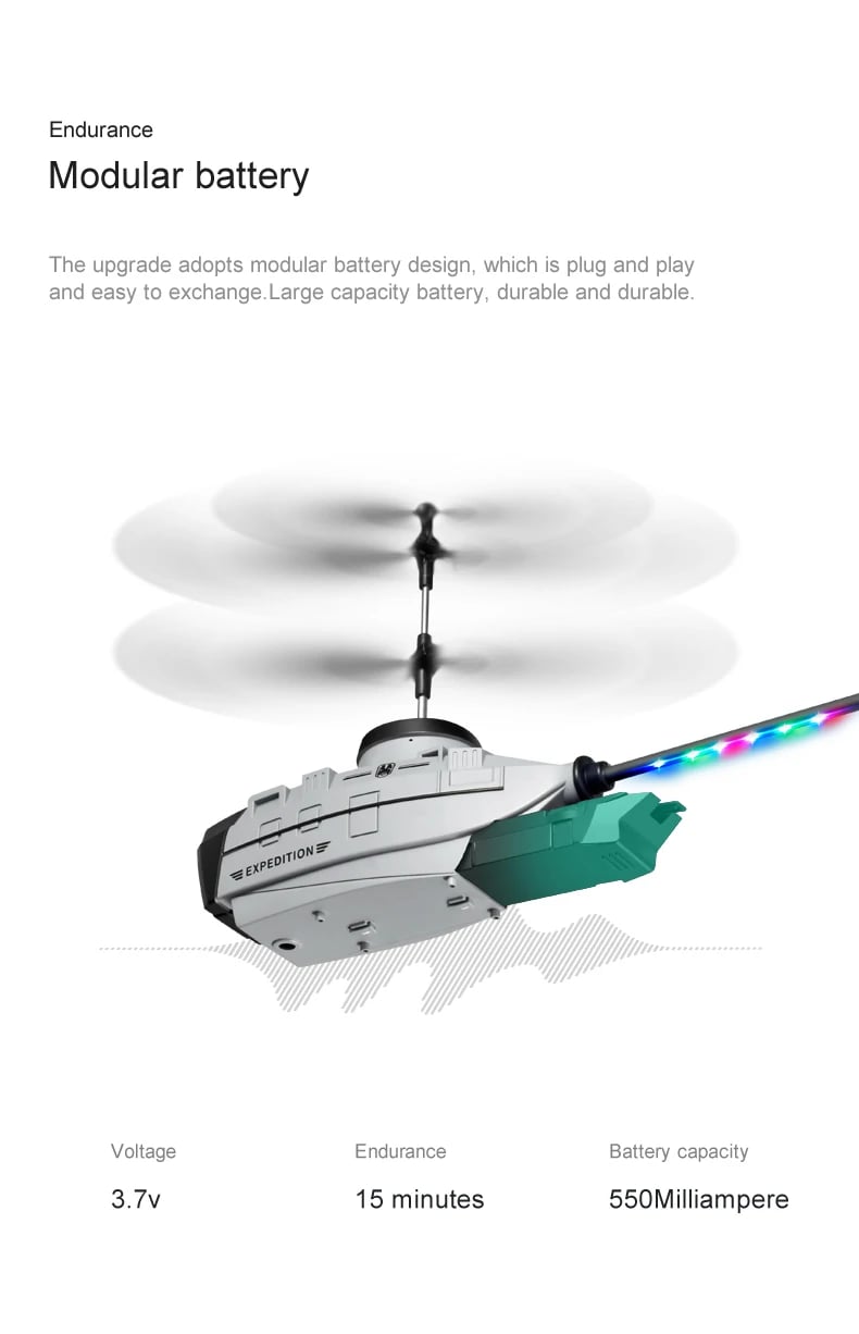 KY202 Black Bee 4CH 6-Axis 4K Dual Camera Air Gesture Obstacle Avoidance Intelligent Hover RC Helicopter RTF