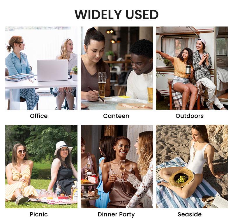 Product Introduction of Lunch Bag for Women Men Large Insulated Reusable Lunch Box Girls  Water Resistant Portable Cooler Tote Bag for Work Picnic 8