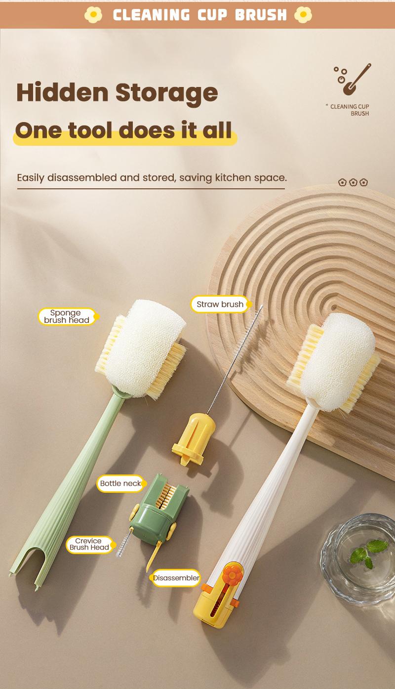 5-in-1 Bottle Cleaning Brush (Multifunctional) – For Cup Lid Cleaning & Home Kitchen Tasks 5-in-1 Bottle Cleaning Brush (Multifunctional) – For Cup Lid Cleaning & Home Kitchen Tasks