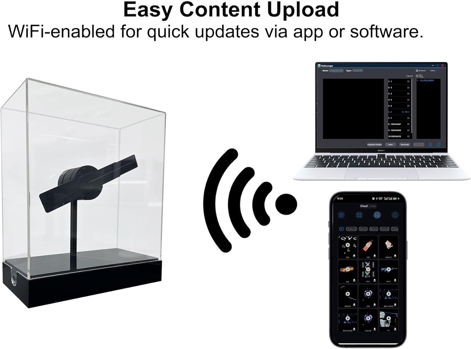 🎁Christmas Special Offer🎅✨ 3D Hologram LED Fan Projector