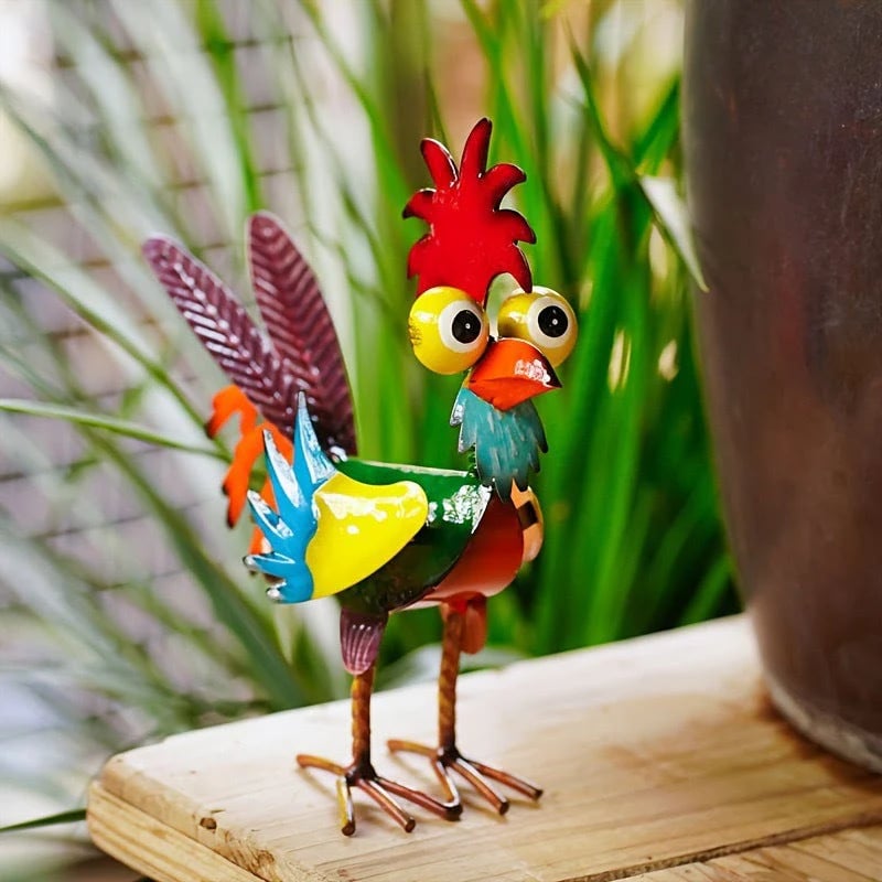 💥This Week's Special Price 🐓 Metal-Rooster Outdoor Statue