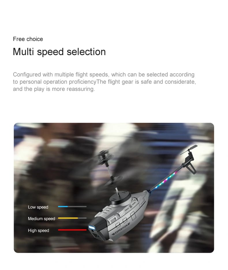 KY202 Black Bee 4CH 6-Axis 4K Dual Camera Air Gesture Obstacle Avoidance Intelligent Hover RC Helicopter RTF