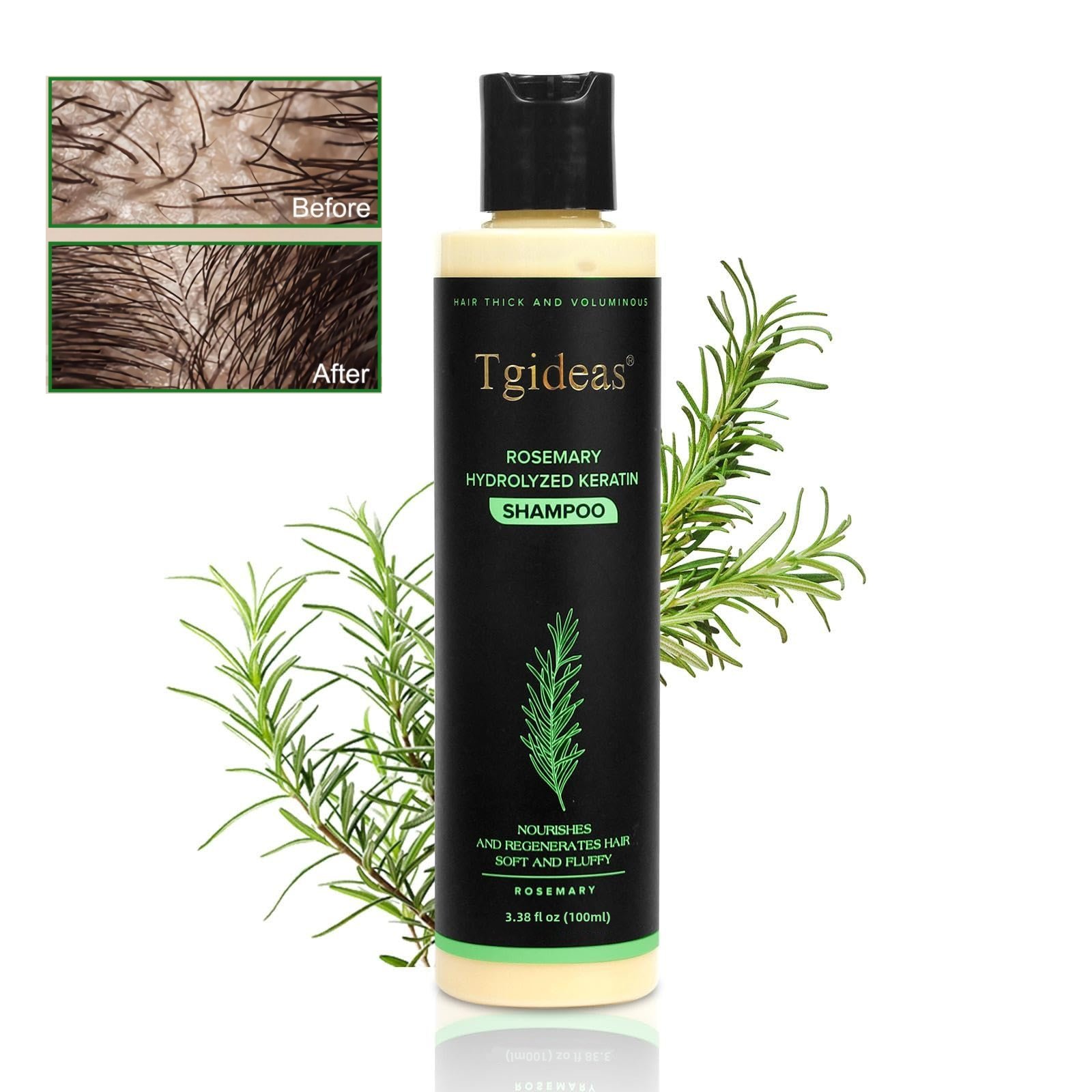 🔥Black Friday Mega Sale - 50% OFF -Tgideas Organic Rosemary Hair Growth Shampoo