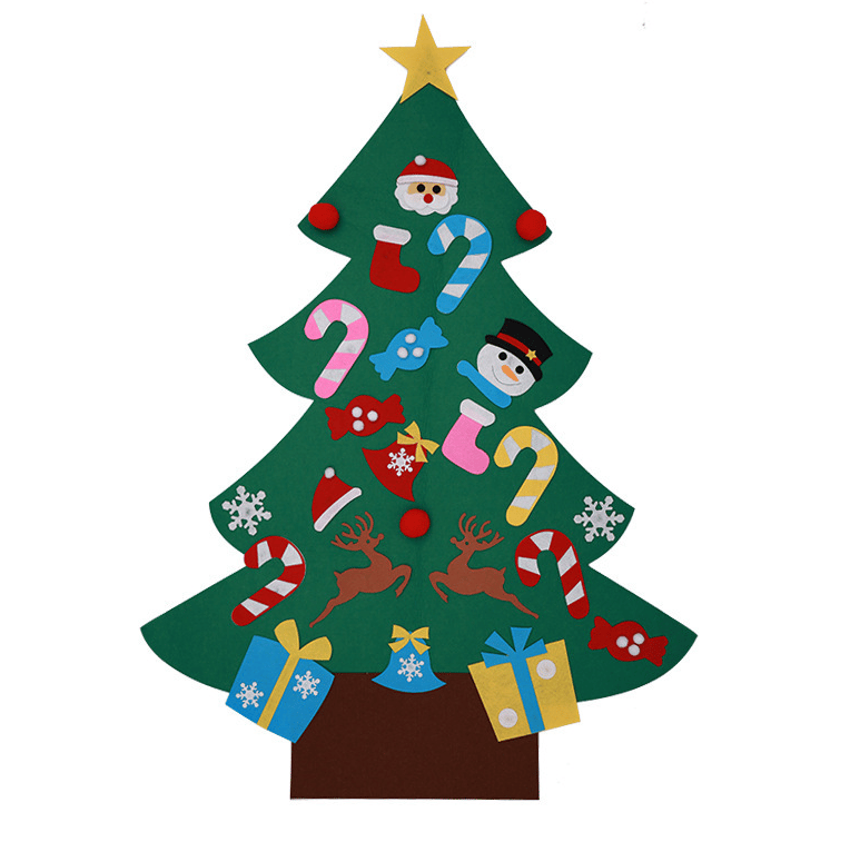 DIY Felt Christmas Tree delicatvolv