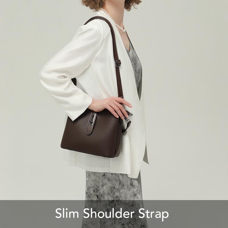 Product Introduction of 2025 New Designer Three Straps Bucket Bag for Women - Free Women Wallet, Multi-layer Storage,Large Capacity, Classic, Casual Trendy,Versatile, Shoulder, Crossbody & Tote Bag Moms Handbags Everyday Purses for Women 13