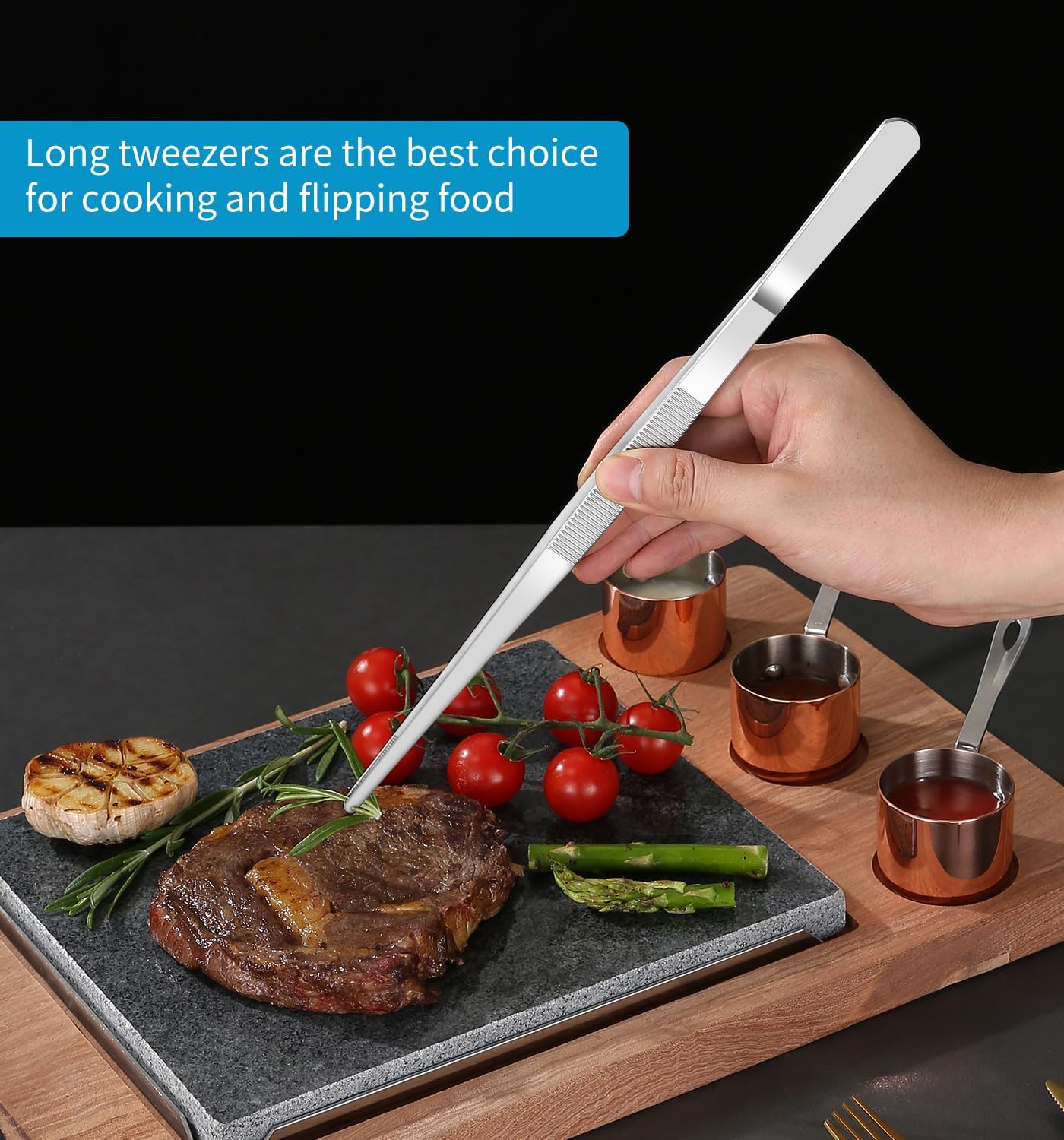 🔥 Stainless Steel Kitchen Tweezers