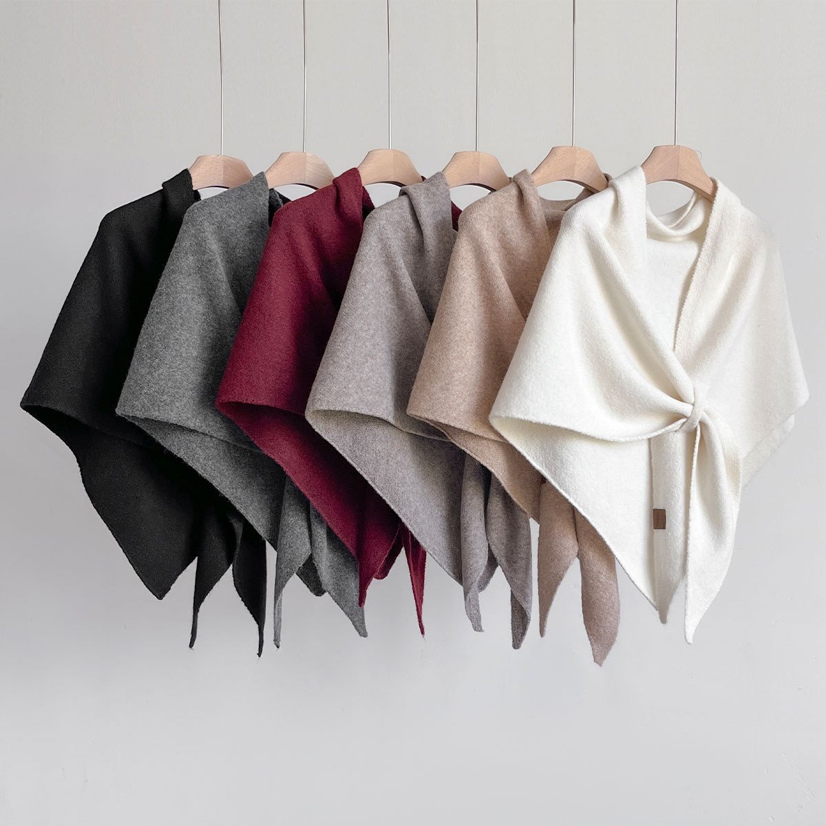 🔥Last Day 49% OFF - 🏆💕Women's Solid Color Blend Shawl☁️
