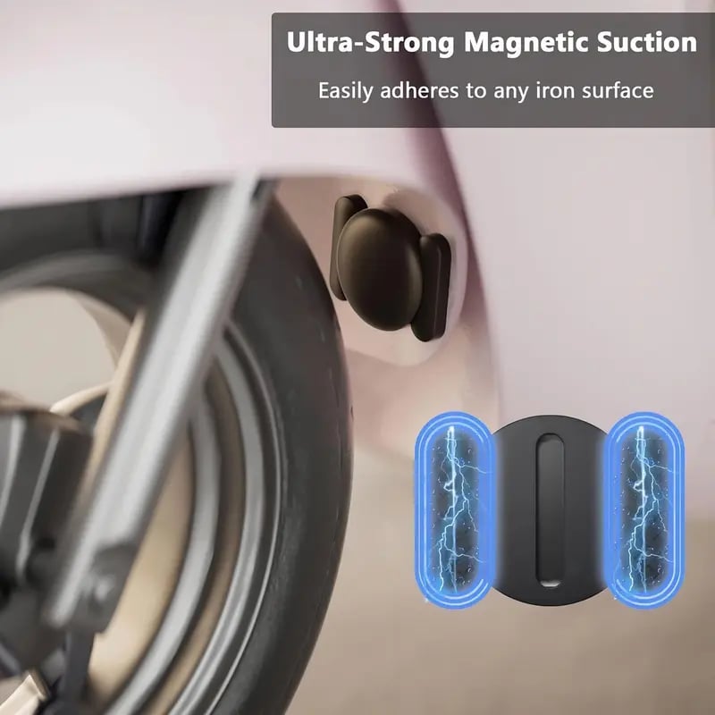 Product Introduction of 【Free.ship】GPS Tracker for Car, Portable Mini Tracker Device with Weatherproof Magnetic Case-Hidden GPS Trackers,Anti-lost Device, Global Coverage Location Tracker,Works with Apple Find My ( IOS Only), For Apple iPhone & Android 17