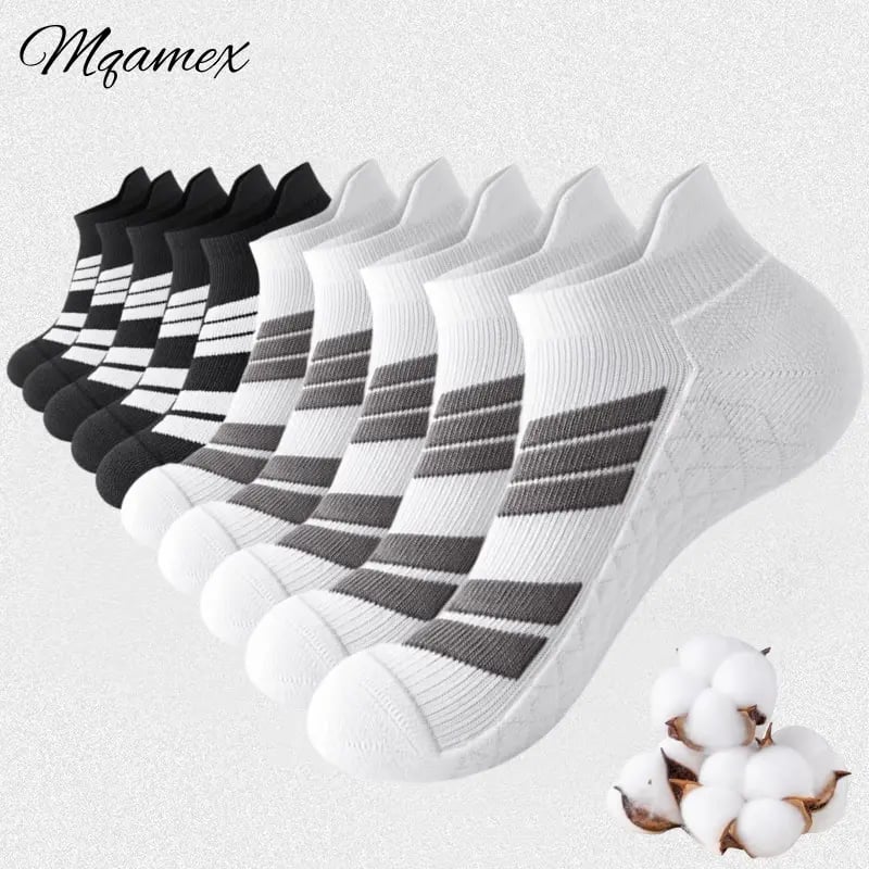 Unisex Sweat-Absorbent Sports Socks (6 Pack) - Breathable, Comfort Fit for All Outdoor Activities