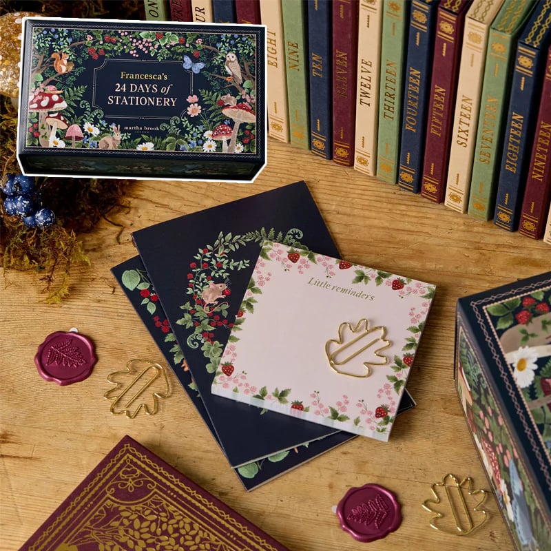 Stationery advent calendar daily surprises