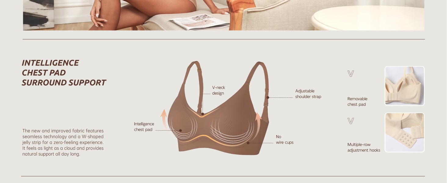 Comfort Push Up -rintaliivit
