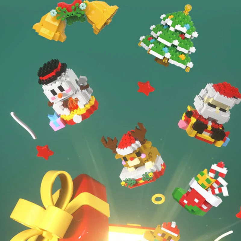 Blocs de construction d'éléments de Noël