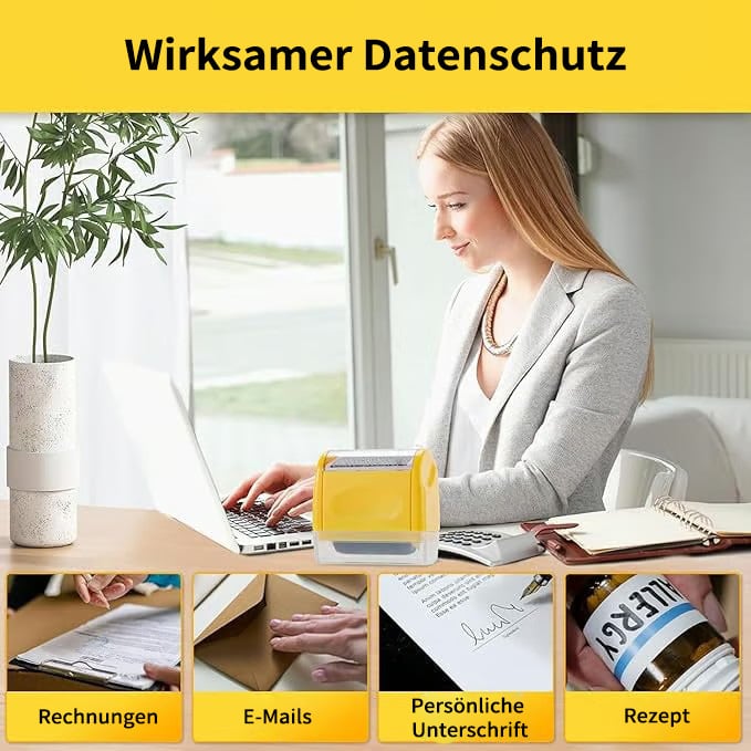 📝Sicherheits-Rollenstempel zum Schutz deiner Privatsphäre