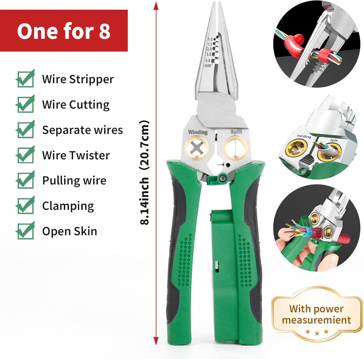 🏆Father's Day Buy 2 free shipping -8 in 1 Wire Stripper Twister