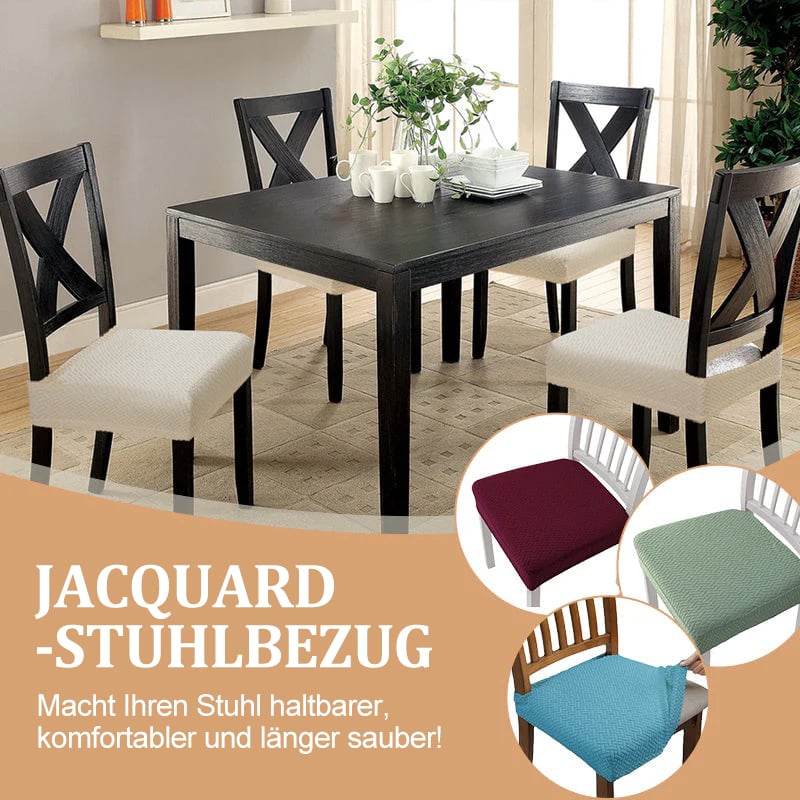 🔥Heißer Verkauf - 49% Rabatt🔥Jacquard-Stuhlsitzbezüge
